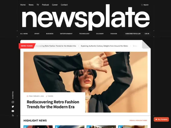 Newsplate