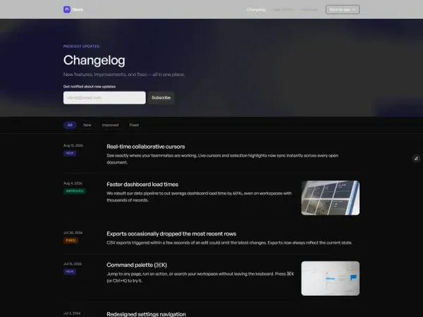 Nova Log