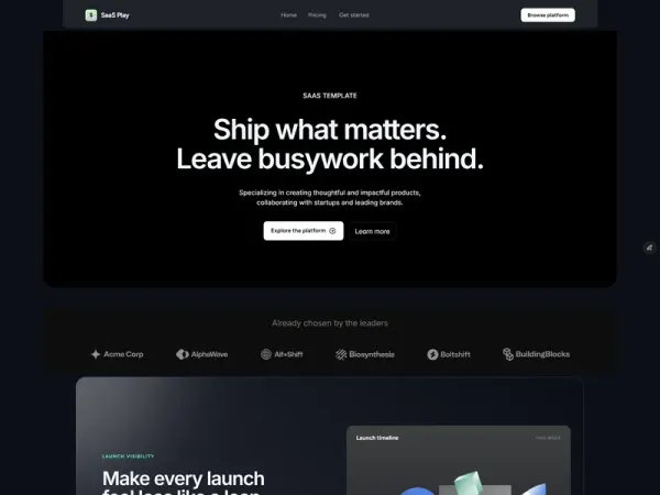 Play Fintech Site