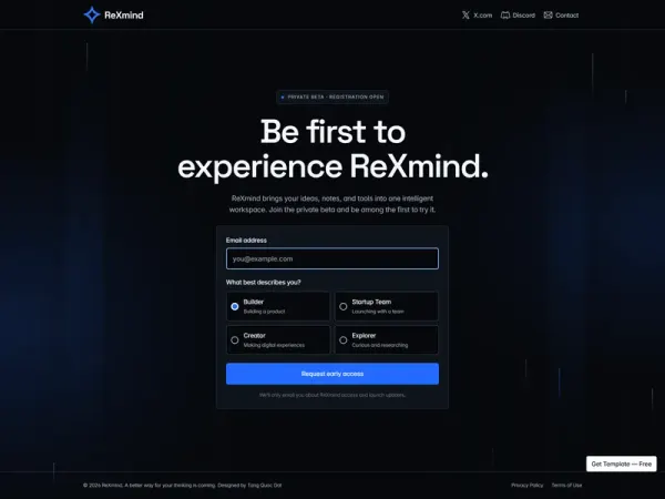 ReXmind Waitlist