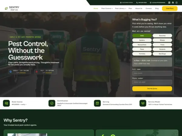Sentry Pest Co