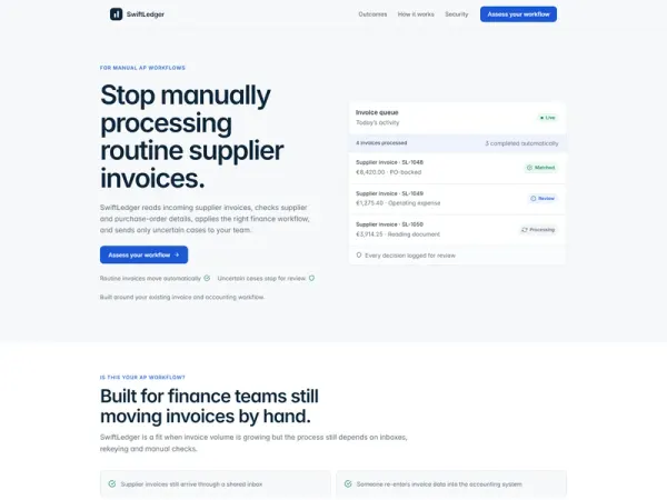 SwiftLedger Finance