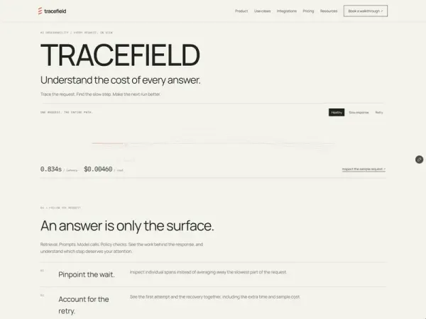 Tracefield