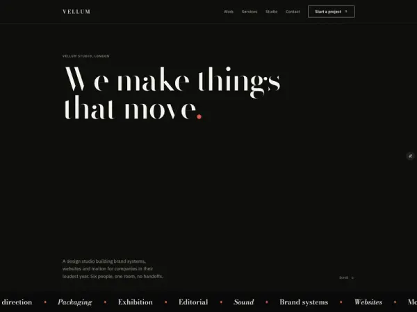 Vellum Studio