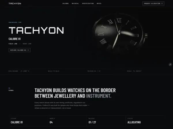 Watch Brand Site