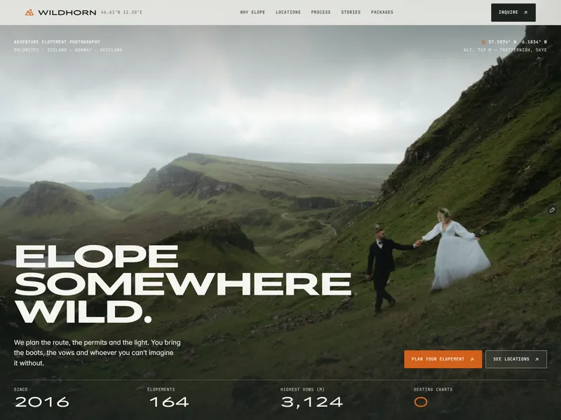 Adventure Elopement