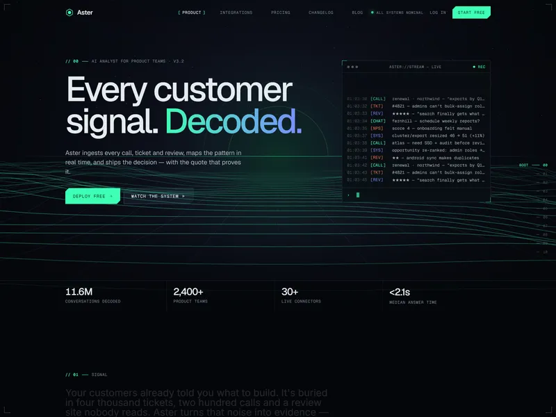 Aster Signal