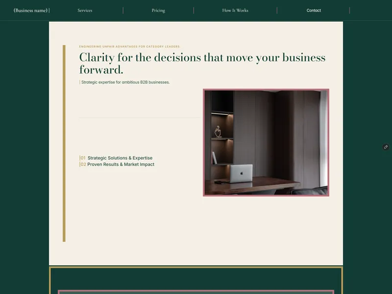 B2B Polished site