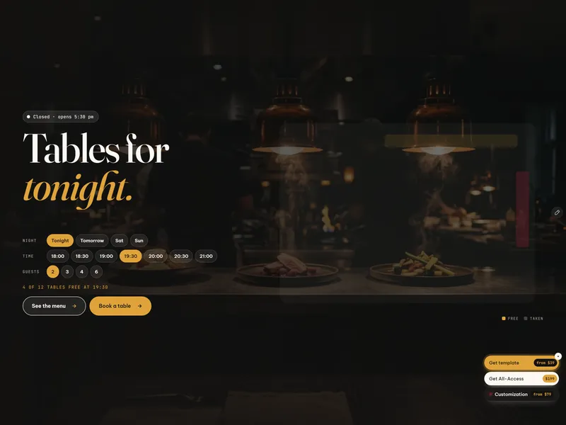 Dining & Reservation