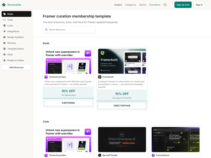 DirectoryHub