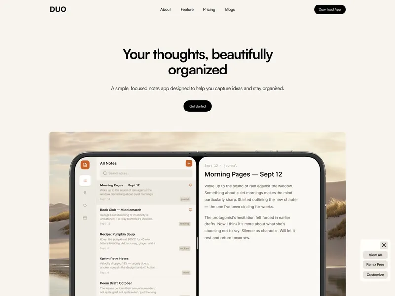 Duo Note