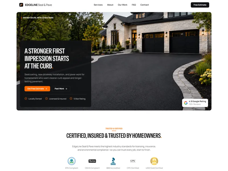 Edgeline Seal & Pave