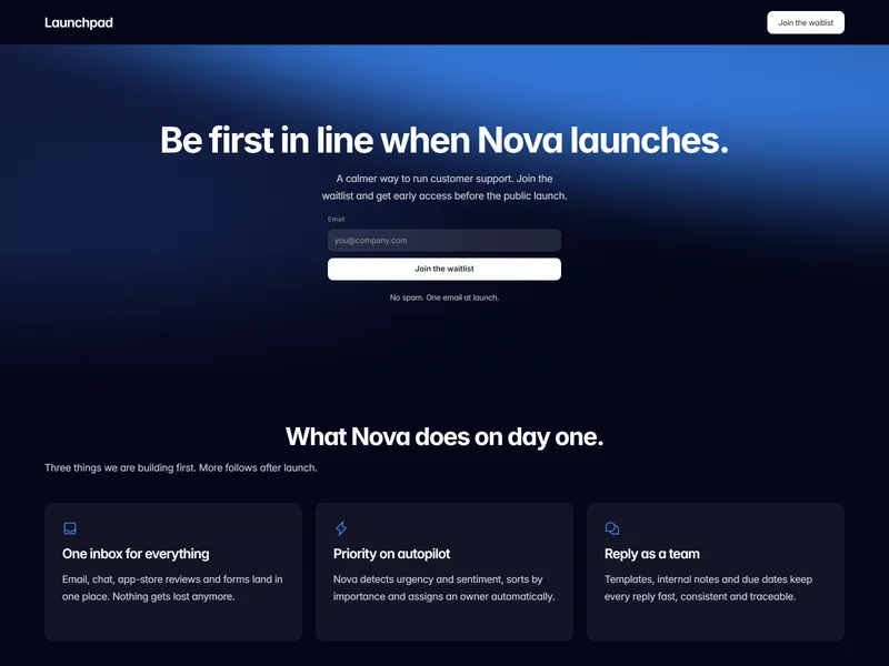 Launchpad Waitlist