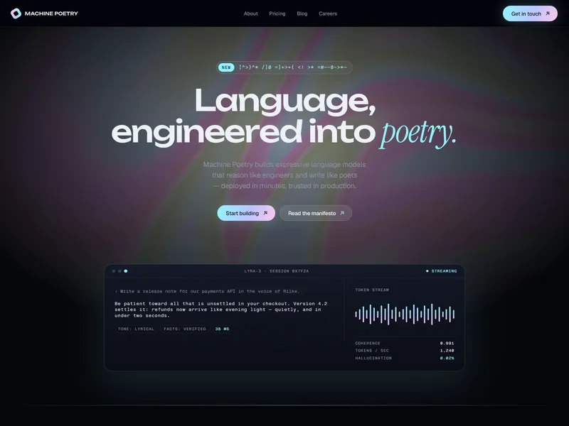Machine Poetry