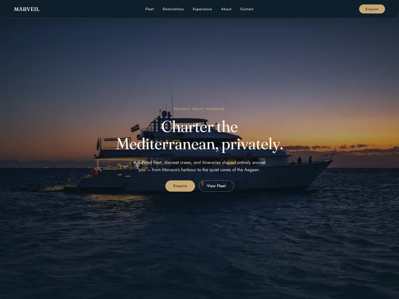 Marveil — Yacht Char