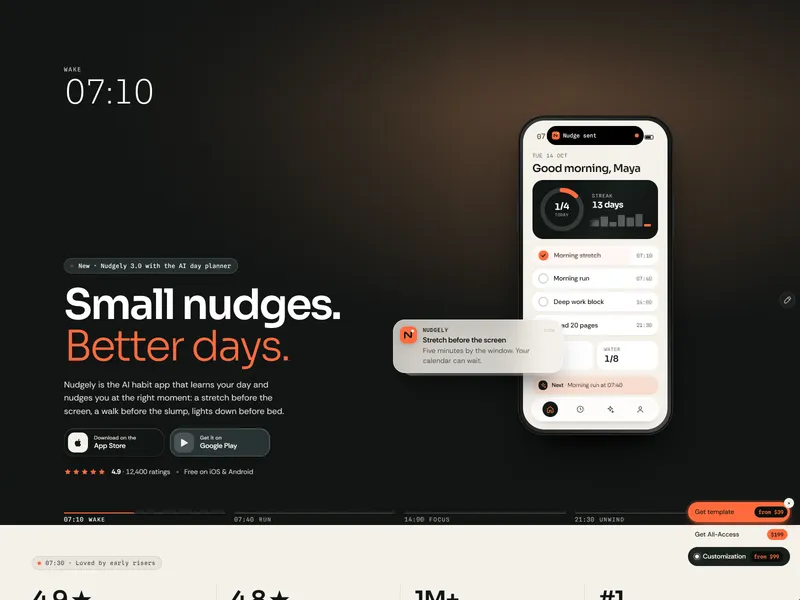Mobile App Website