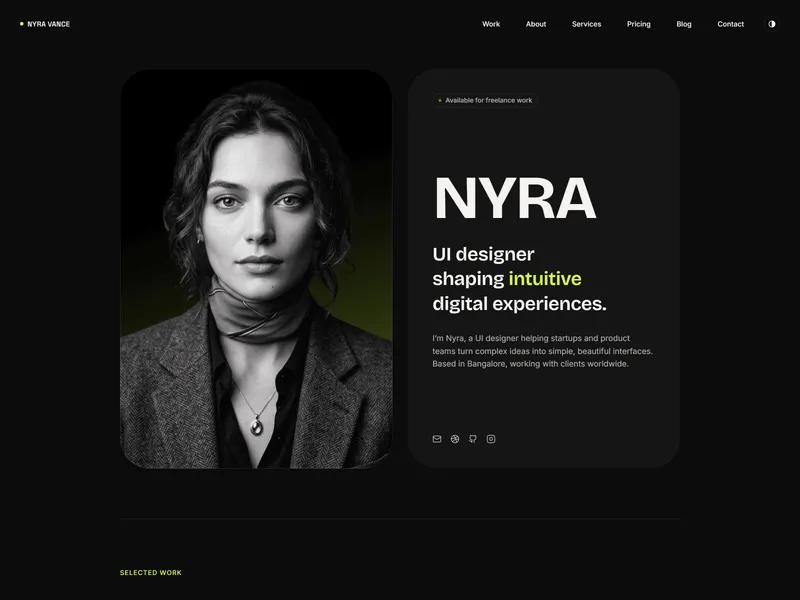 Nyra UI designer