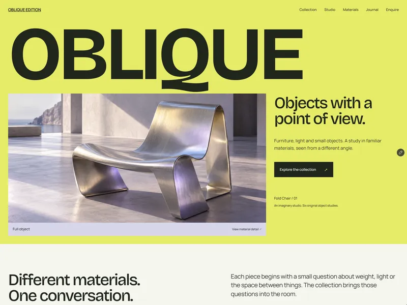 Oblique Edition