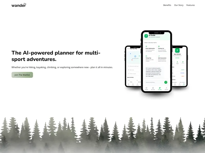 Outdoor App Landing