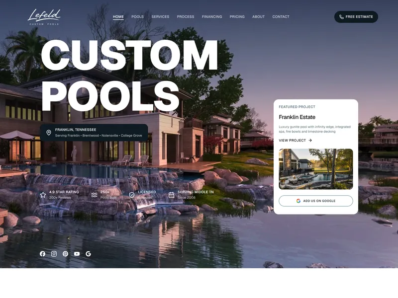 Pool Builder
