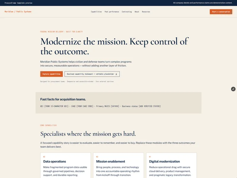 ProcureFrame