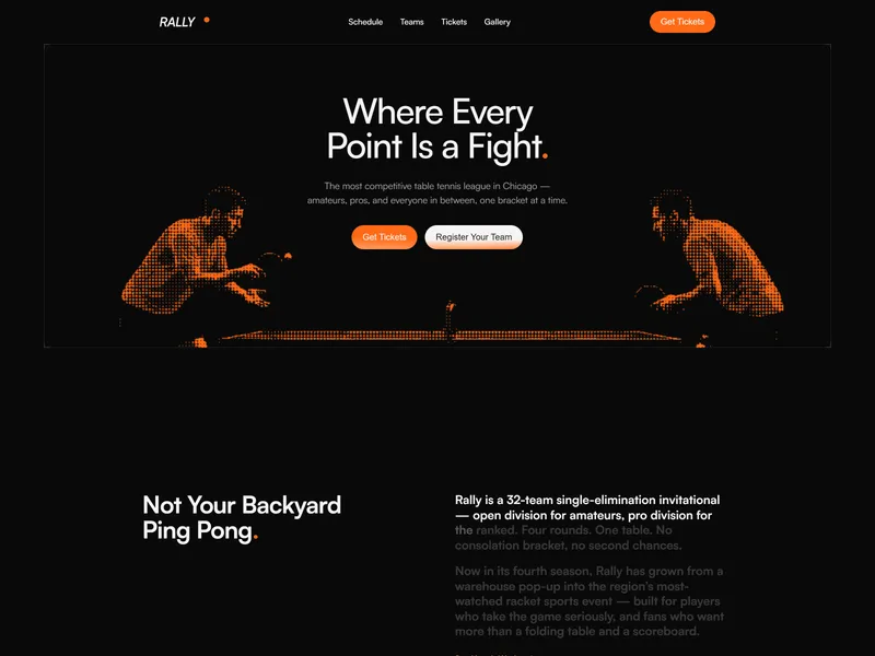 Rally — Table Tennis