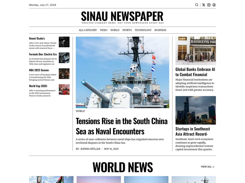 Sinau newspaper