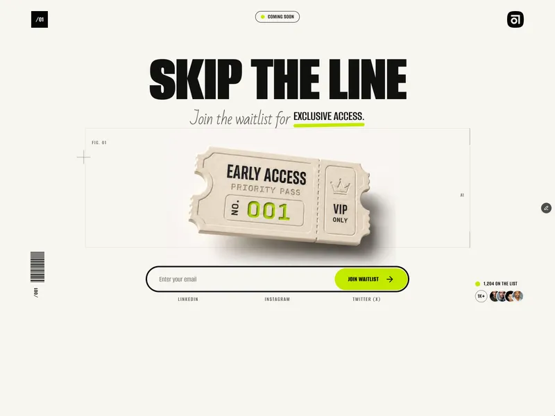 SKIP THE LINE