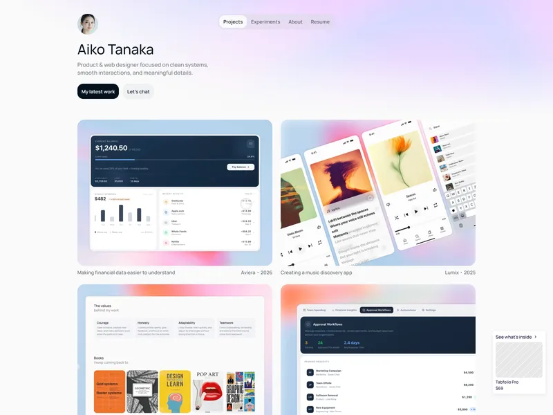 Tabfolio Pro