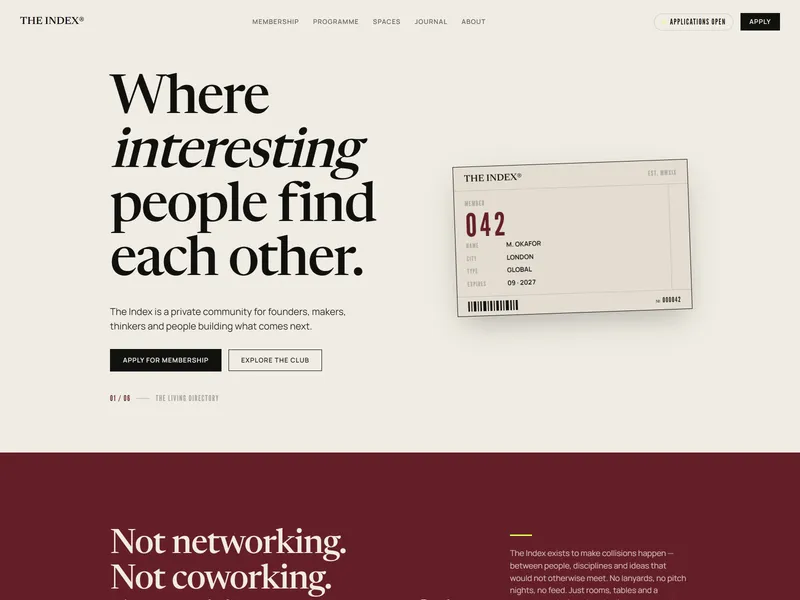 The Index