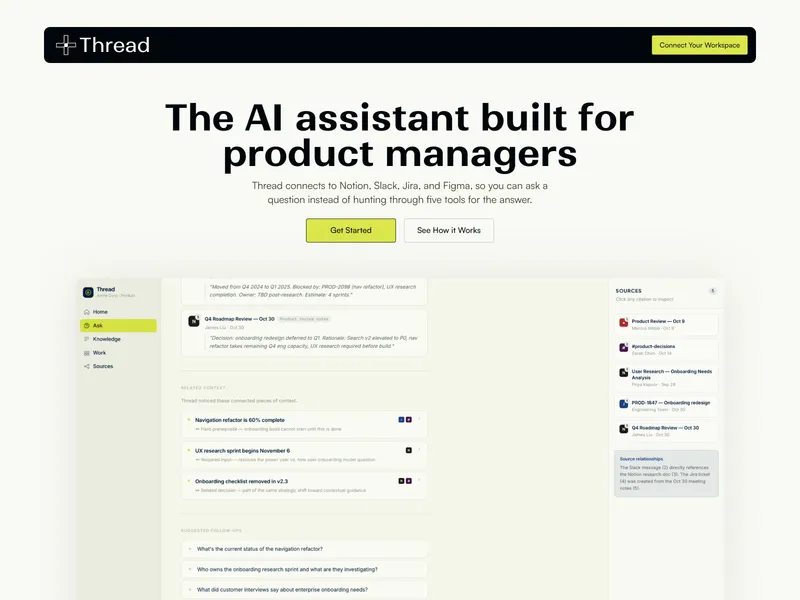 Thread Product Site