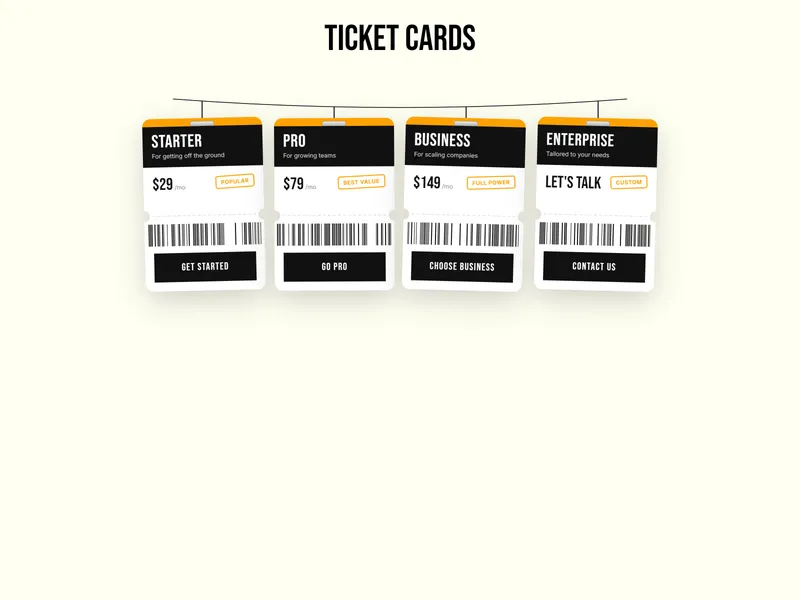 Ticket Card
