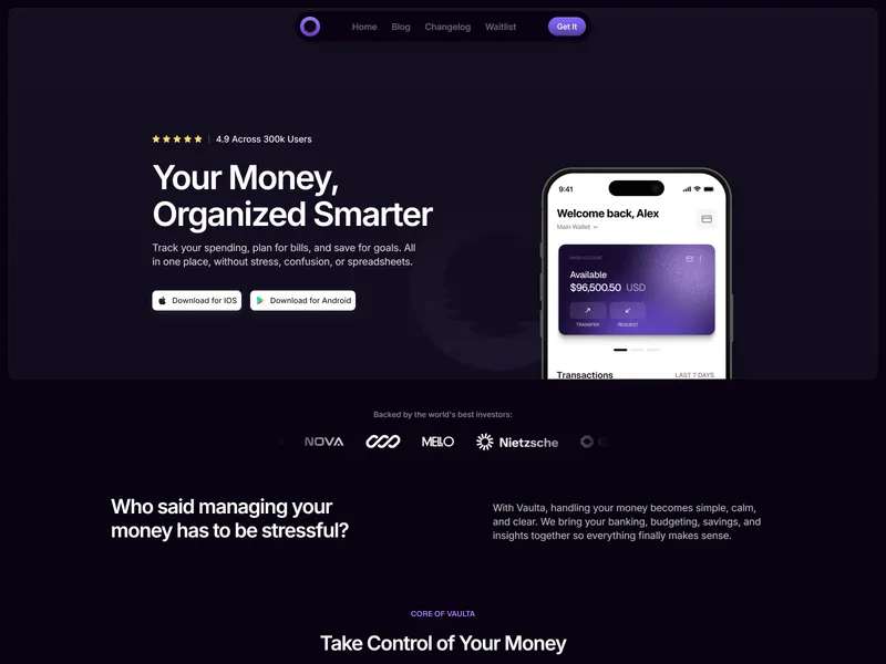 Vaulta App