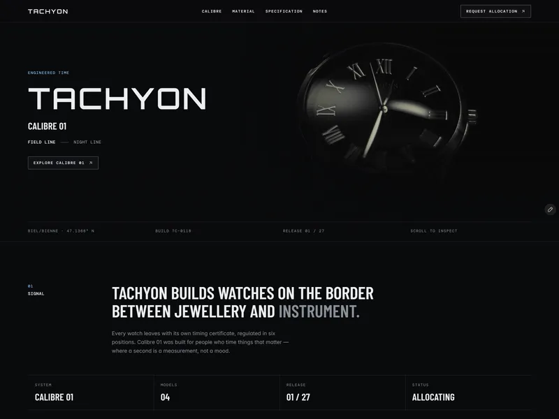 Watch Brand Site